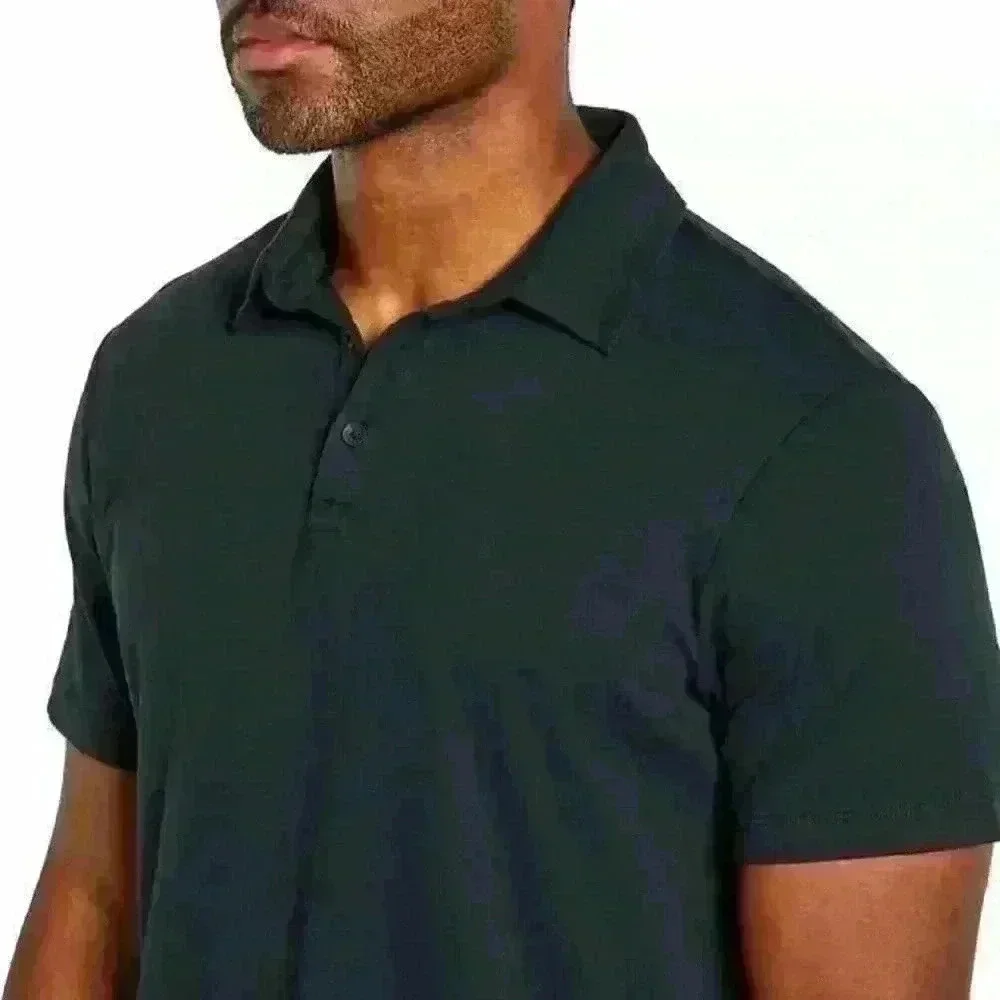 Banana Republic Polo Shirt Luxe Touch Mens Performance Short Sleeve Top XXL